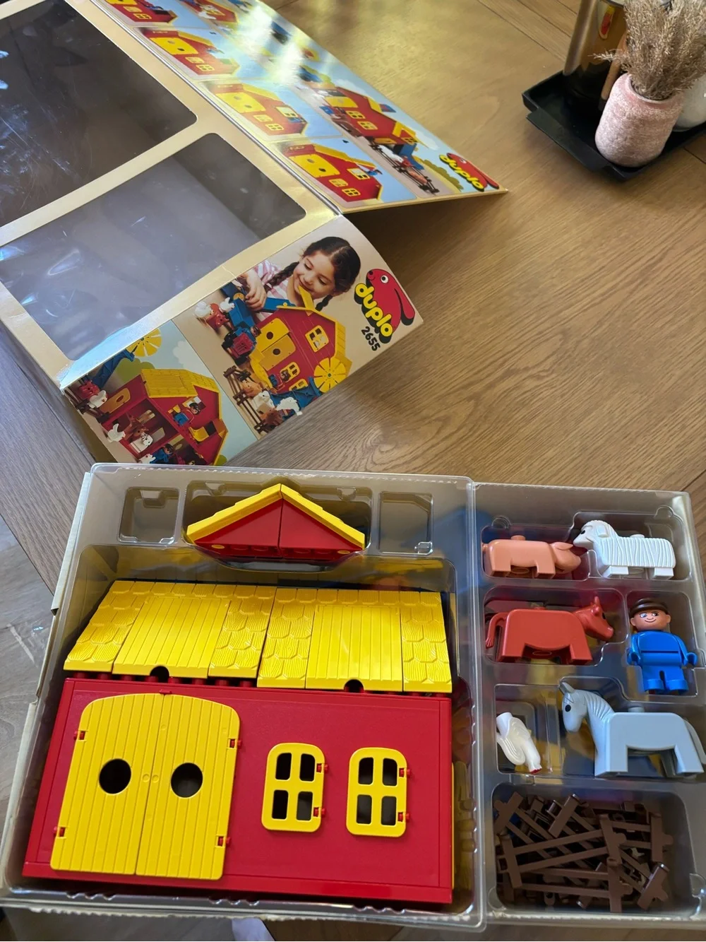 1985 Lego DUPLO Town Farm Set 2655 Play Farm Vintage
